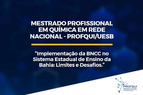 Palestra  “Implementação da BNCC no Sistema Estadual do Ensino da Bahia: limites e desafios”