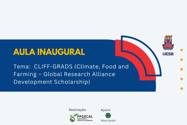 Aula inaugural: Climate, Food and Farming – Global Research Alliance Development Scholarship