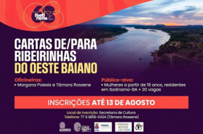 Oficina de cartas de/para mulheres ribeirinhas do Oeste baiano